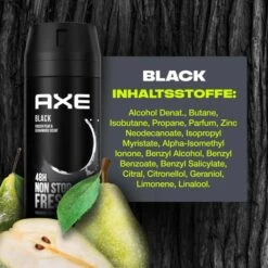 Axe Deodorant Bodyspray Black, 150ml, Für Herren, Ohne Aluminium, Spray -Tork Shop d0ba399ee431e768b0119e6e9c9e74f9b725e92a deodorant axe bodyspray black 150ml