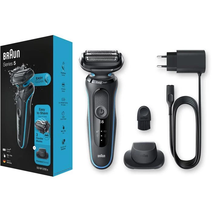 Braun Elektrorasierer Series 5 50-M1200s, Mintgrün, Wet & Dry, Mit EasyClick-Präzisionstrimmer 5 Braun Elektrorasierer Series 5 50-M1200s, Mintgrün, Wet & Dry, Mit EasyClick-Präzisionstrimmer – Bild 5