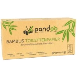 Pandoo Toilettenpapier Bambus, 3-lagig, Ungebleicht Und Plastikfrei, 200 Blatt, 8 Rollen -Tork Shop d4ebbebb7a4b4f3448f0b8c2b58bb04e5f28c3bf toilettenpapier pandoo bambus 3 lagig