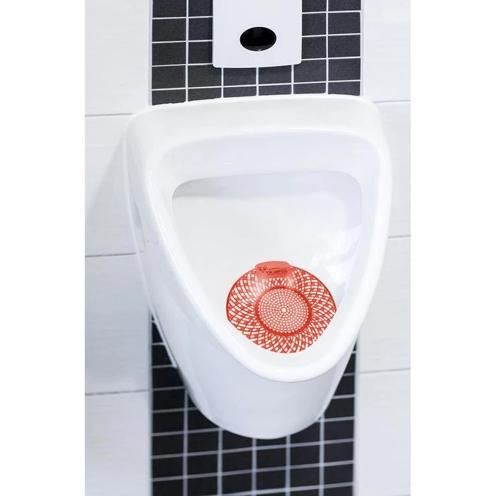 BlueFox Urinalsieb Urinalmatte & Bio-Enzymstein, 2in1, Hellrot, Mit Duft, Melone 2 BlueFox Urinalsieb Urinalmatte & Bio-Enzymstein, 2in1, Hellrot, Mit Duft, Melone – Bild 2