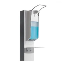 Manuflex Desinfektionsmittelspender Proficlean M, Mit Ständer Und Rollen, Stehend, Lichtgrau, 1000ml -Tork Shop d8d5b4ec1729c4ea0144674b262cdb734be2b7e0 desinfektionsmittelspender manuflex proficlean m