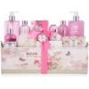 BRUBAKER Geschenkset Cosmetics Classic Rose, Bade- & Dusch-Set, Rosenduft, 15-teilig