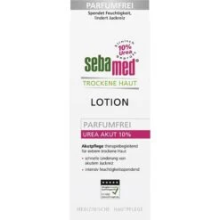 Sebamed Bodylotion Trockene Haut Urea Akut 10%, Parfümfrei, Trockene Haut, Med. Hautpflege, 200ml