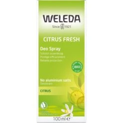 Weleda Deodorant Citrus Fresh, 100ml, Für Damen Und Herren, Ohne Aluminium, Zerstäuber -Tork Shop e047c271a8ee396d3dd5adf027ca7fa0c818c0ba deodorant weleda citrus fresh 100ml