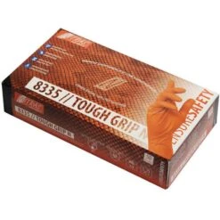 NITRAS Einmalhandschuhe Tough Grip N, Nitril, 8335, Puderfrei, Orange, 50 Stück, Gr. XL -Tork Shop e0dd29c7c6df3b32c2431850bdb44c1ccc06180f einmalhandschuhe nitras tough grip n nitril 8335