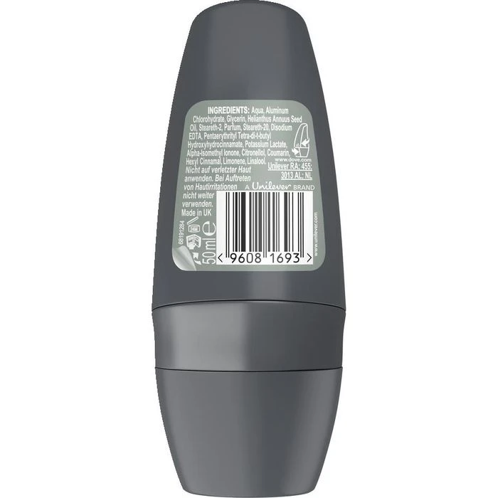 Dove Deodorant Men+Care Clean Comfort, 50ml, Für Herren, Antitranspirant, Roll-On 6 Dove Deodorant Men+Care Clean Comfort, 50ml, Für Herren, Antitranspirant, Roll-On – Bild 6