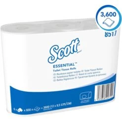 Scott Toilettenpapier Performance 600, 2-lagig, Tissue, 600 Blatt, 36 Rollen -Tork Shop e718818e5f52cf2c6edff546e9b95283f6b8b66c toilettenpapier scott performance 600