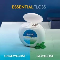 Oral B Oral-B Zahnseide Essential Floss, Mint, Gewachst, 50 M -Tork Shop ee40a5cb440903b50153218596538943d792cb85 zahnseide oral b essential floss mint