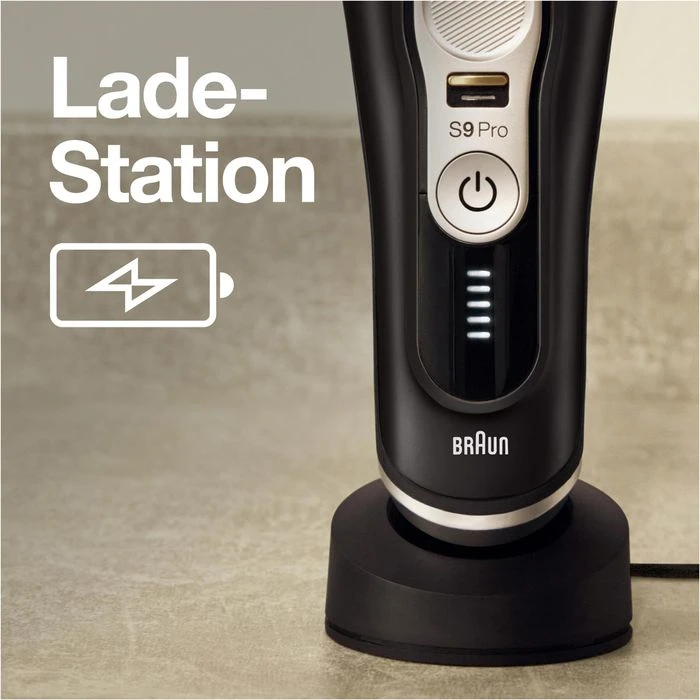 Braun Elektrorasierer Series 9 Pro Premium 9410s, Wet & Dry, 4+1 Scherkopf, Mit Trimmer & Reise-Etui 5 Braun Elektrorasierer Series 9 Pro Premium 9410s, Wet & Dry, 4+1 Scherkopf, Mit Trimmer & Reise-Etui – Bild 5