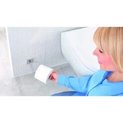 Tesa Toilettenpapierspender Deluxxe, 40411, Ohne Bohren, Ersatzrollenhalter, Für 1 Kleinrolle -Tork Shop f574b442a3ae1a1f29d30c2dc1e3a188090dc14b toilettenpapierspender tesa deluxxe 40411