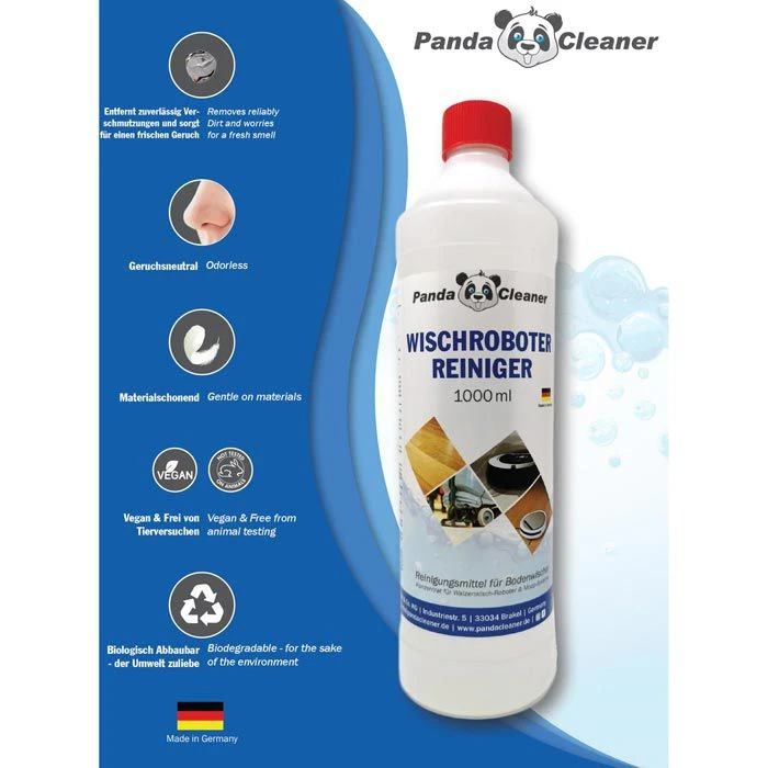 PandaCleaner Unterhaltsreiniger EA0772, Wischroboter-Reiniger, 1 Liter 2 PandaCleaner Unterhaltsreiniger EA0772, Wischroboter-Reiniger, 1 Liter – Bild 2