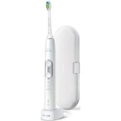 Philips Elektrische-Zahnbürste Sonicare, HX6877/28, ProtectiveClean 6100, 3 Putzmodi, Inkl. Reiseetui
