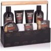 BRUBAKER Geschenkset Cosmetics Spa Sport Musk, Bade- Und Dusch-Set Für Männer Im Werkzeugkasten