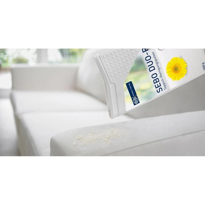 Sebo Teppichreiniger Duo-P, 500g, Reinigungspulver, Clean Box, 1 Handbüste Im Deckel 2 Sebo Teppichreiniger Duo-P, 500g, Reinigungspulver, Clean Box, 1 Handbüste Im Deckel – Bild 2