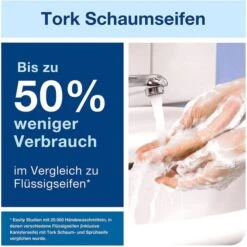 Tork Seife Premium Antimikrobiell, 424709, S4, Flüssigseife, Nachfüller, Desinfizierend, 1 Liter -Tork Shop ff35d3ca729a19dff663ed85d9e9545c663bd9a1 seife tork premium antimikrobiell 424709 s4